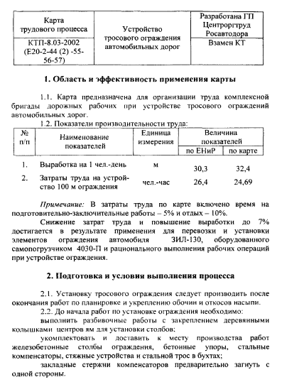 415870. Карта трудового процесса. Устройствотросового ограждения автомобильных дорог
 415870. Карта трудового процесса. Устройствотросового ограждения автомобильных дорог